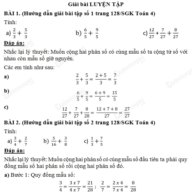 giai bai phep cong phan so