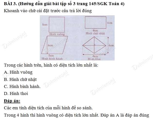 giai bai tap trang 144 145 sgk toan 4 luyen tap chung