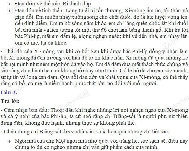 Soan Bai Bo Xi Mong Trang 140 SGK ngữ văn 9 tập 2 lop 9 3