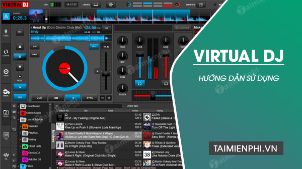 cach su dung virtual dj