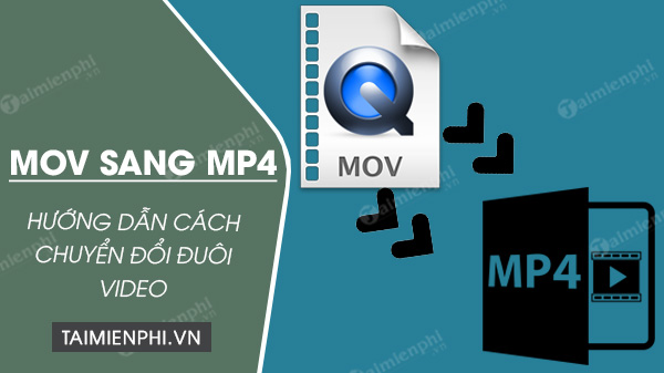 Cách chuyển đổi file MOV sang MP4