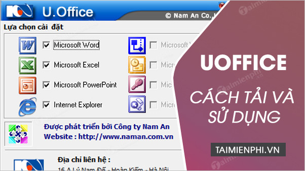 Cách tải và sử dụng UOffice