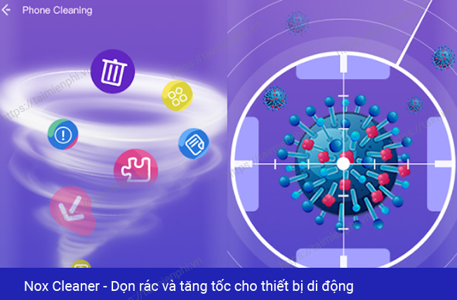 ung dung don rac cho dien thoai tot nhay