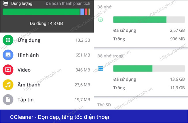 ung dung don dep dien thoai tot nhat