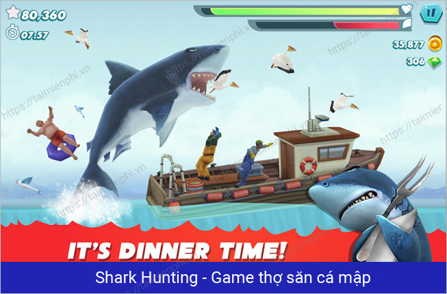Top game cá mập nhiều người chơi