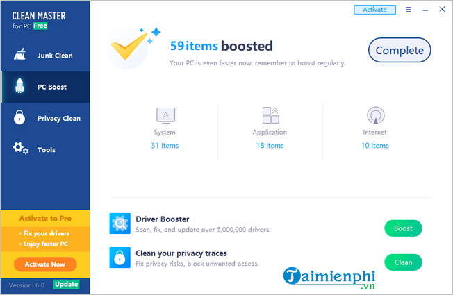 Cách sử dụng Clean Master, dọn dẹp, tăng tốc độ máy tính, laptop