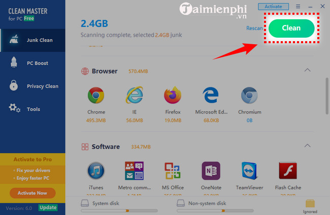 Cách sử dụng Clean Master, dọn dẹp, tăng tốc độ máy tính, laptop