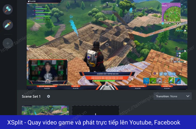 top phan mem live streaming game danh cho game thu 2