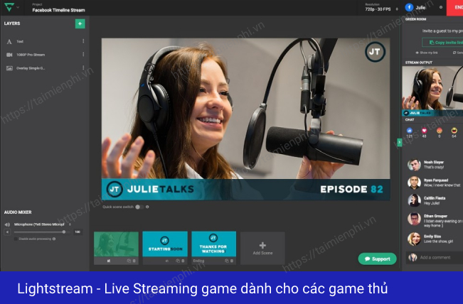 top phan mem live streaming game danh cho game thu 3