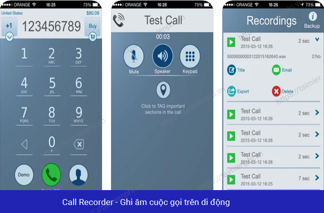 Top 5 ứng dụng ghi âm cuộc gọi cho iPhone tốt nhất