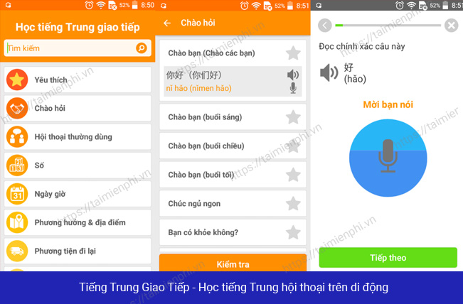 Top ứng dụng học tiếng Trung trên điện thoại