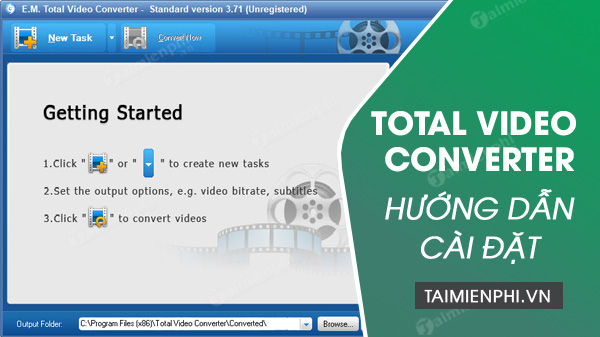 cai Total Video Converter tren pc