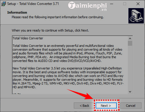 Cách cài Total Video Converter, phần mềm chuyển đổi Video