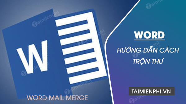 mailing trong word 2007