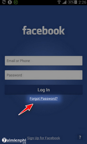 Cách đổi, đặt lại mật khẩu Facebook trên thiết bị Android