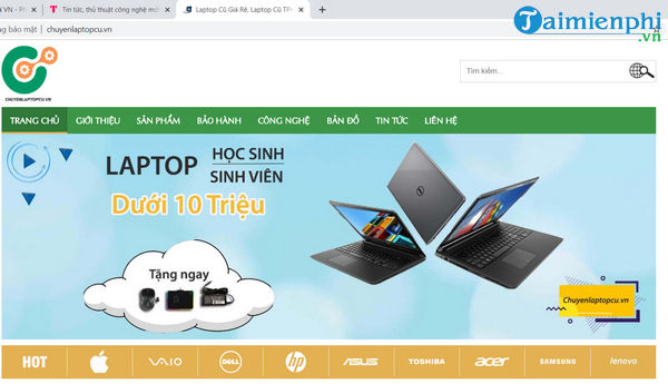 dai chi mua laptop cu tot nhat tai ho chi minh