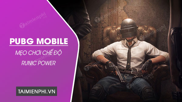 Play with runic power in pubg mobile