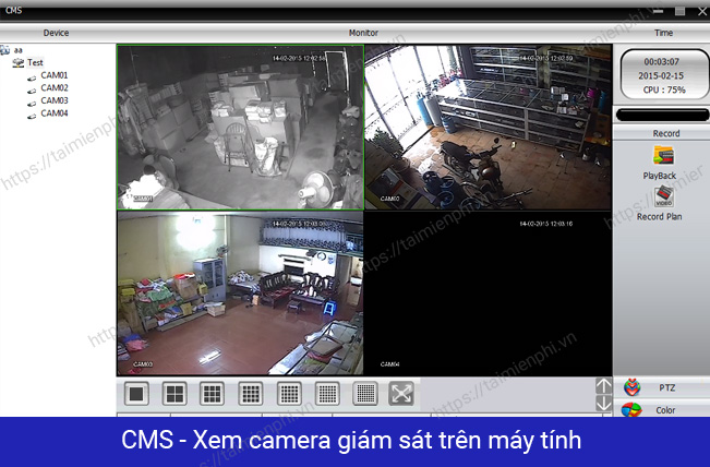 Tổng hợp các phần mềm xem Camera trên máy tính