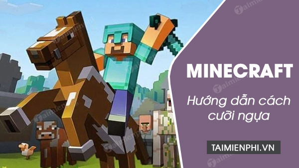 cach cuoi ngua trong minecraft