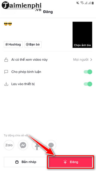 cong cu chinh sua video tiktok mien phi