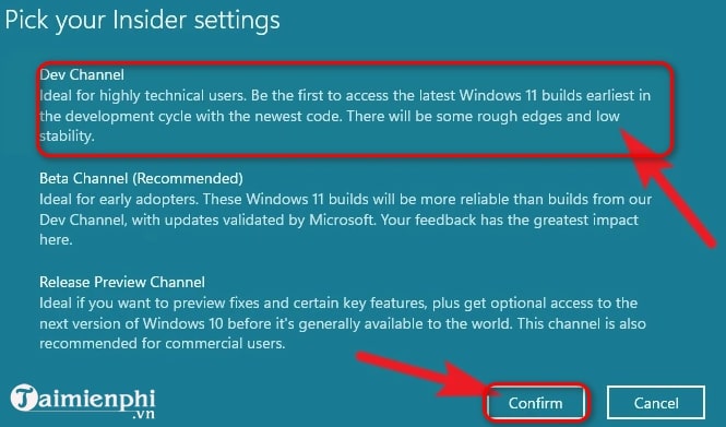Cách tải Windows 11 thông qua Windows Insider Program