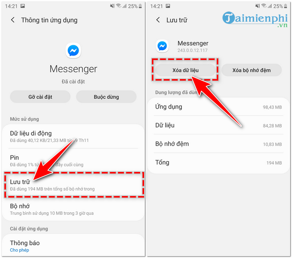 sua loi goi dien thoai video call tren facebook messenger