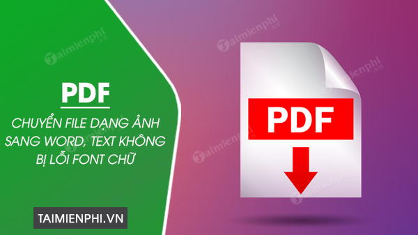 chuyển file pdf sang file word