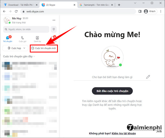 dang nhap skype web