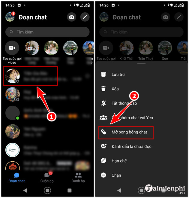activate mini chat on facebook messenger
