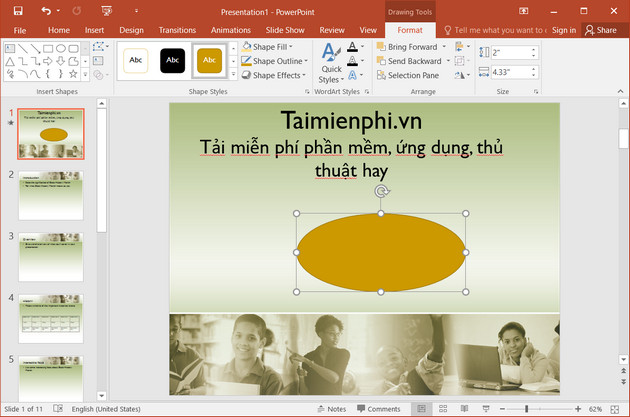 cat english in powerpoint 2021