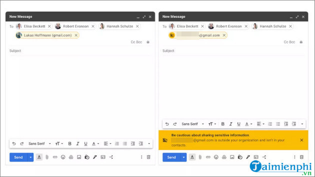 Bản cập nhật (Update) Gmail mới ngăn người dùng gửi thư nhầm người nhận 4 ban cap nhat Gmail moi cho nguoi dung