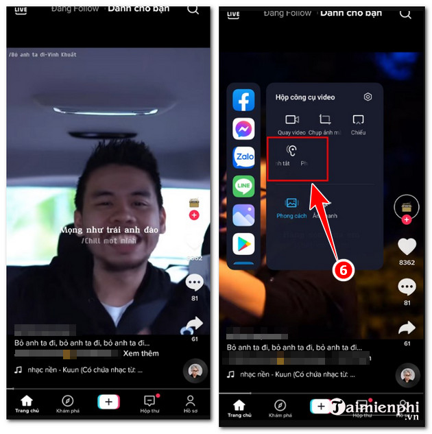 tat man hinh dien thoai van nghe duoc nhac tiktok