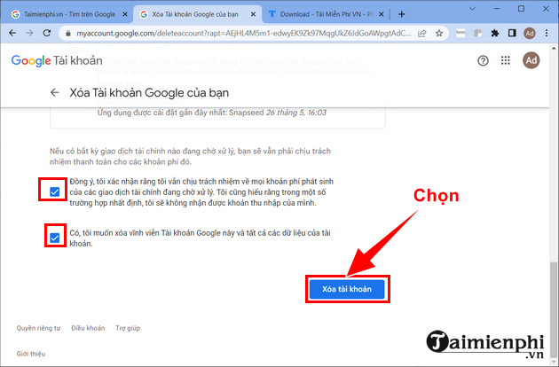 cach xoa tai khoan google 5