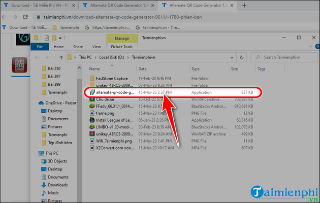 tao qr code mien phi tren pc