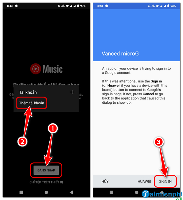 tai va cai dat youtube Vanced cho ios android 