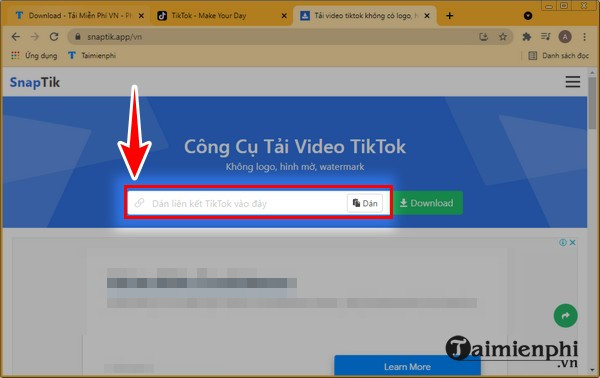 Cách tải video TikTok không Logo bằng Snaptik cực đơn giản 21 Download video Douyin khong logo bang snaptik