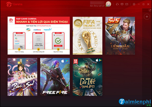cach dang nhap tai khoan garena