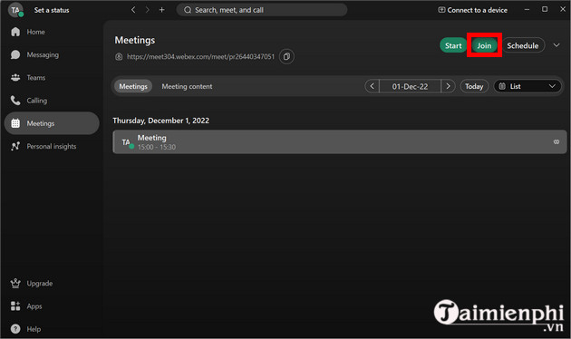 Webex Meeting là gì? Cách dùng Webex Meeting trên điện thoại 18 webex meeting la gi huong dan tham gia cuoc hop tren dien thoai