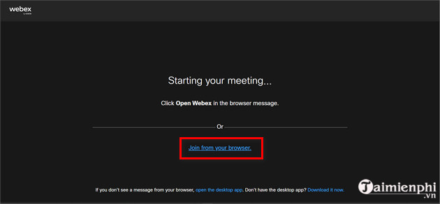 huong dan cach su dung webex meeting