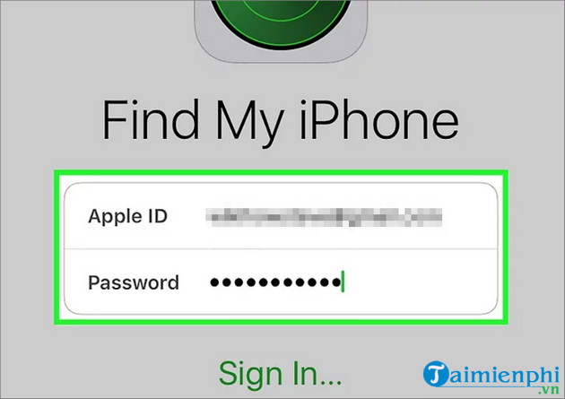 cach tim lai iphone bi mat qua icloud