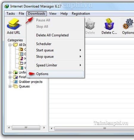 Tăng tốc IDM, nâng cao tốc độ download của Internet Download Manager, hỗ trợ tải file 1