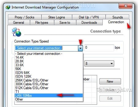 Tăng tốc IDM, nâng cao tốc độ download của Internet Download Manager, hỗ trợ tải file 3