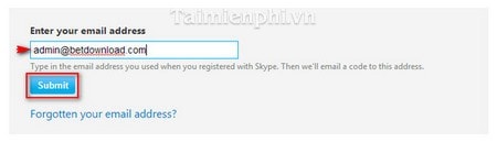 Skype - Cách khôi phục mật khẩu, password bị mất