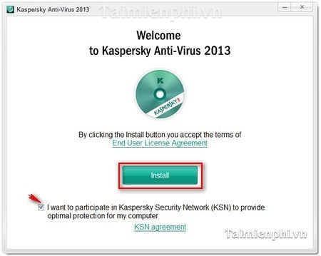 cai dat kaspersky antivirus tren pc
