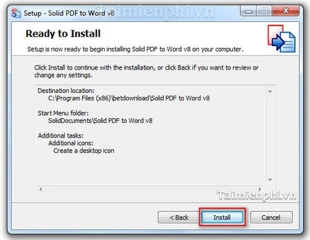 Cách cài PDF to Word Converter chuyển đổi PDF sang Word