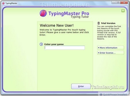 giao dien TypingMaster Pro 