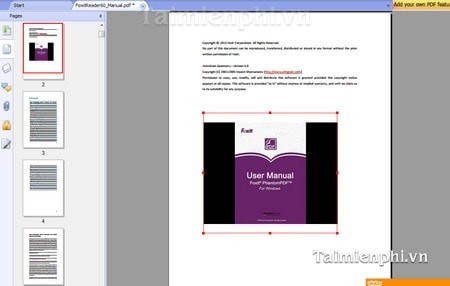 Foxit Reader - Cách chèn hình ảnh vào file PDF