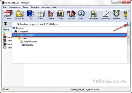 WinRAR - Truy cập thư mục bị ẩn trên máy tính