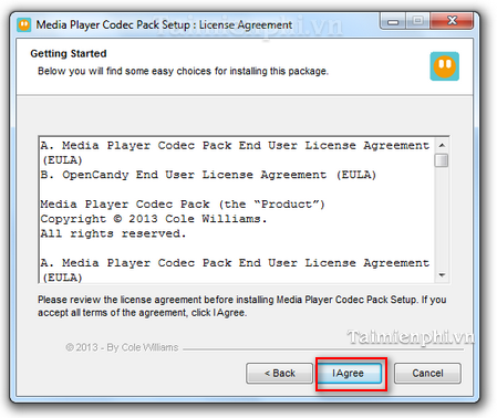 Cách cài Media Player Code Pack nghe nhạc, xem Video