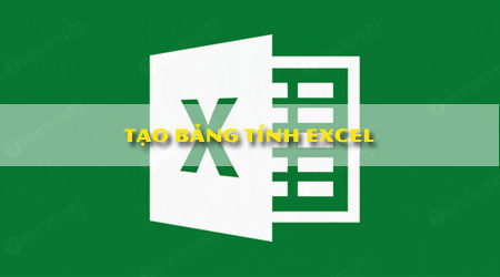 cach tao bang tinh excel tren mac